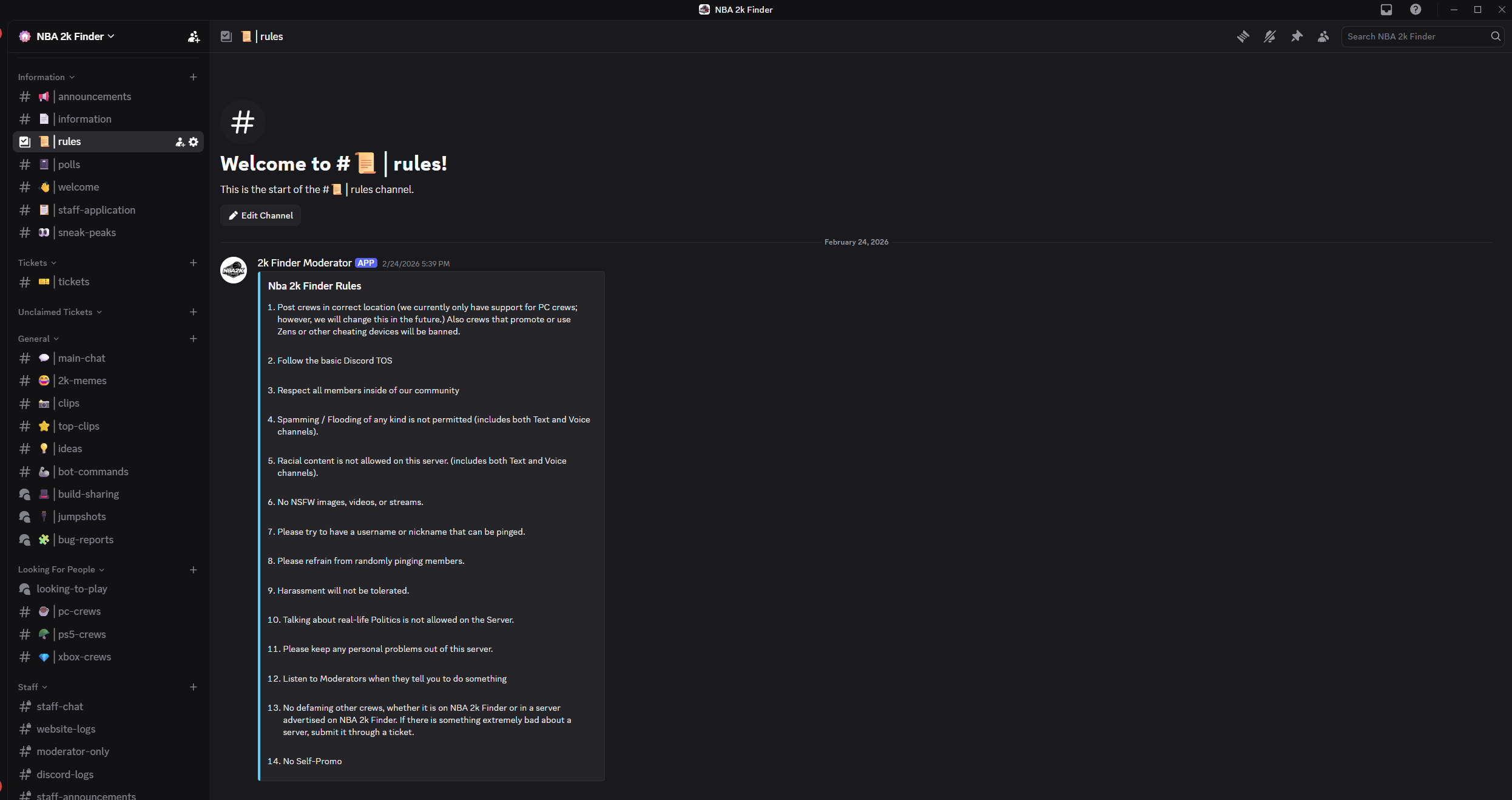 Discord community preview